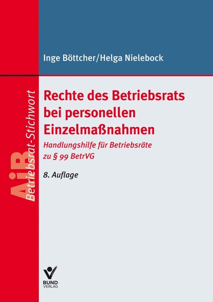 Rechte des Betriebsrats bei personellen Einzelmaßnahmen Law