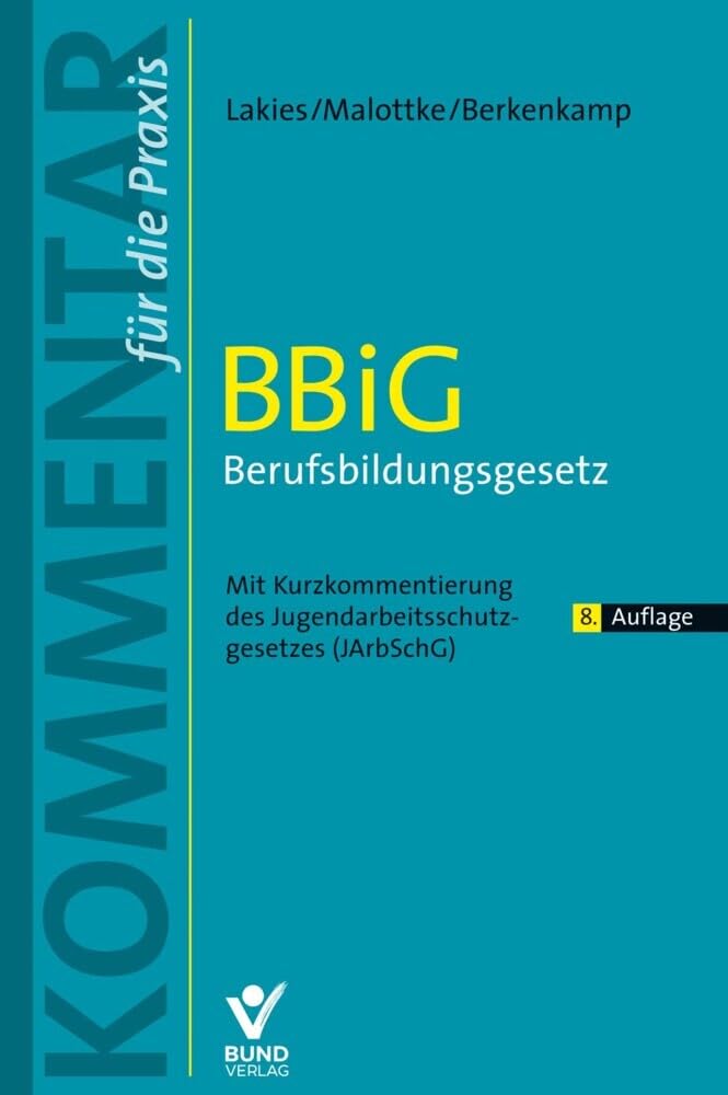 Product Image: BBiG - Berufsbildungsgesetz