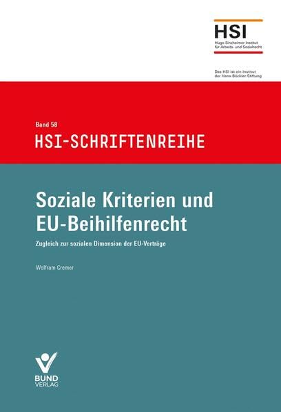 Soziale Kriterien und EU-Beihilfenrecht Law