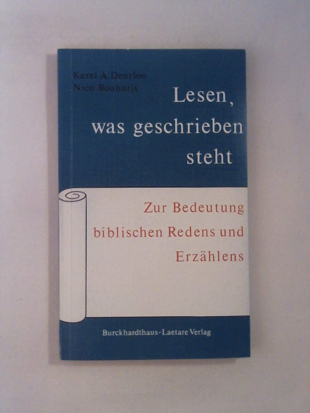 Lesen, was geschrieben steht: Zur Bedeutung biblischen Redens und Erzählens Self-help