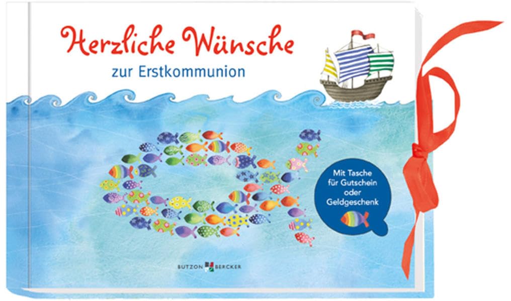 Herzliche Wünsche zur Erstkommunion: Mit Tasche für Gutschein oder Geldgeschenk Media & Communication