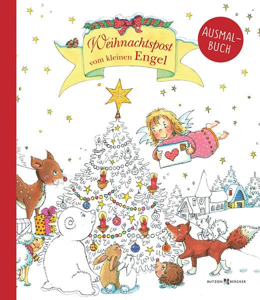 Weihnachtspost vom kleinen Engel: Ausmalbuch Hobbies & Crafts
