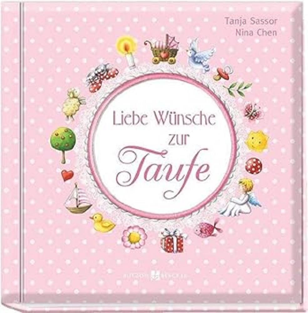 Liebe Wünsche zur Taufe (rosa) Parents & Children