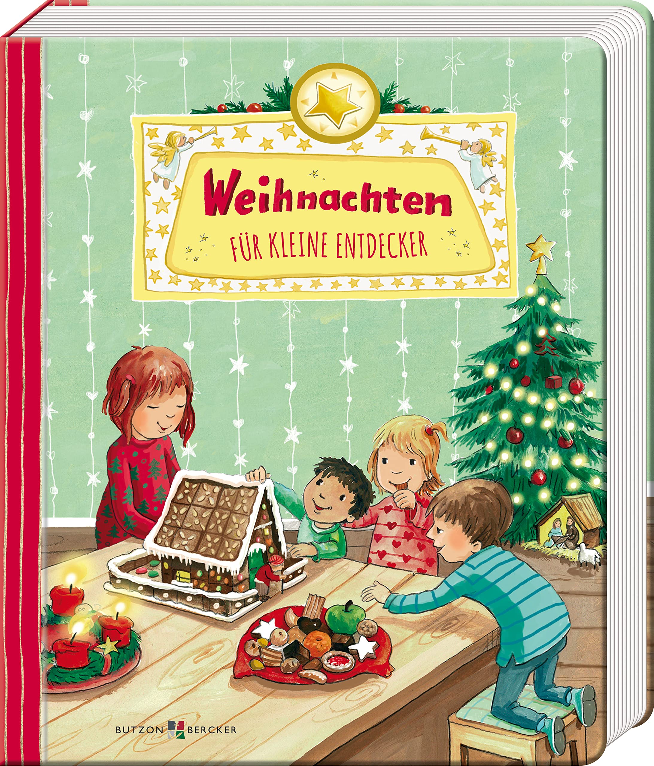 Weihnachten für kleine Entdecker. Macht die Adventszeit mit Kindern noch schöner: Farbenfrohes Pappbilderbuch ab 2 Jahren mit Weihnachtsgeschichten zum Vorlesen Non-fiction