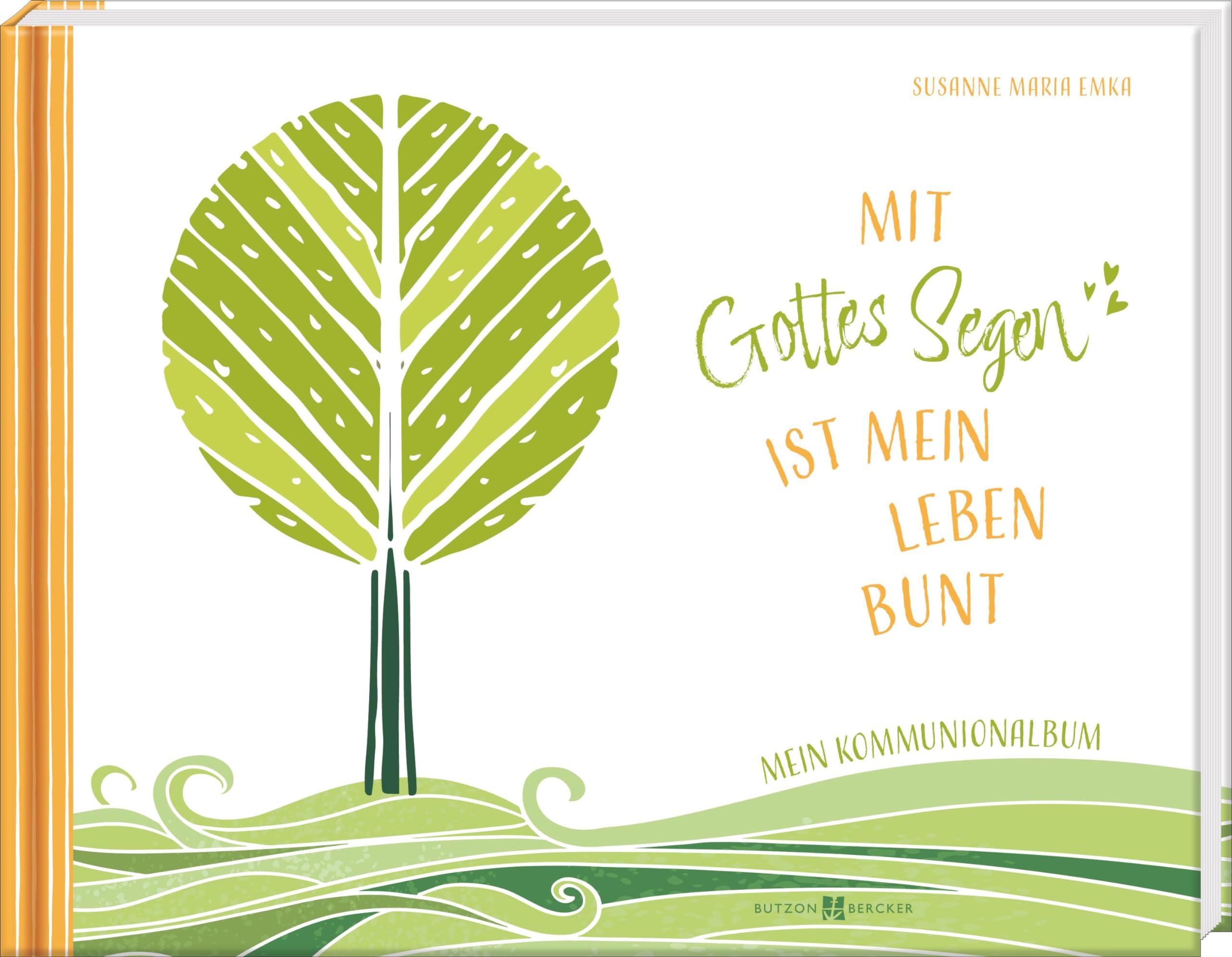 Mit Gottes Segen ist mein Leben bunt: Foto- und Erinnerungsbuch zur Erstkommunion (Scrapbooks) Living & Furnishing
