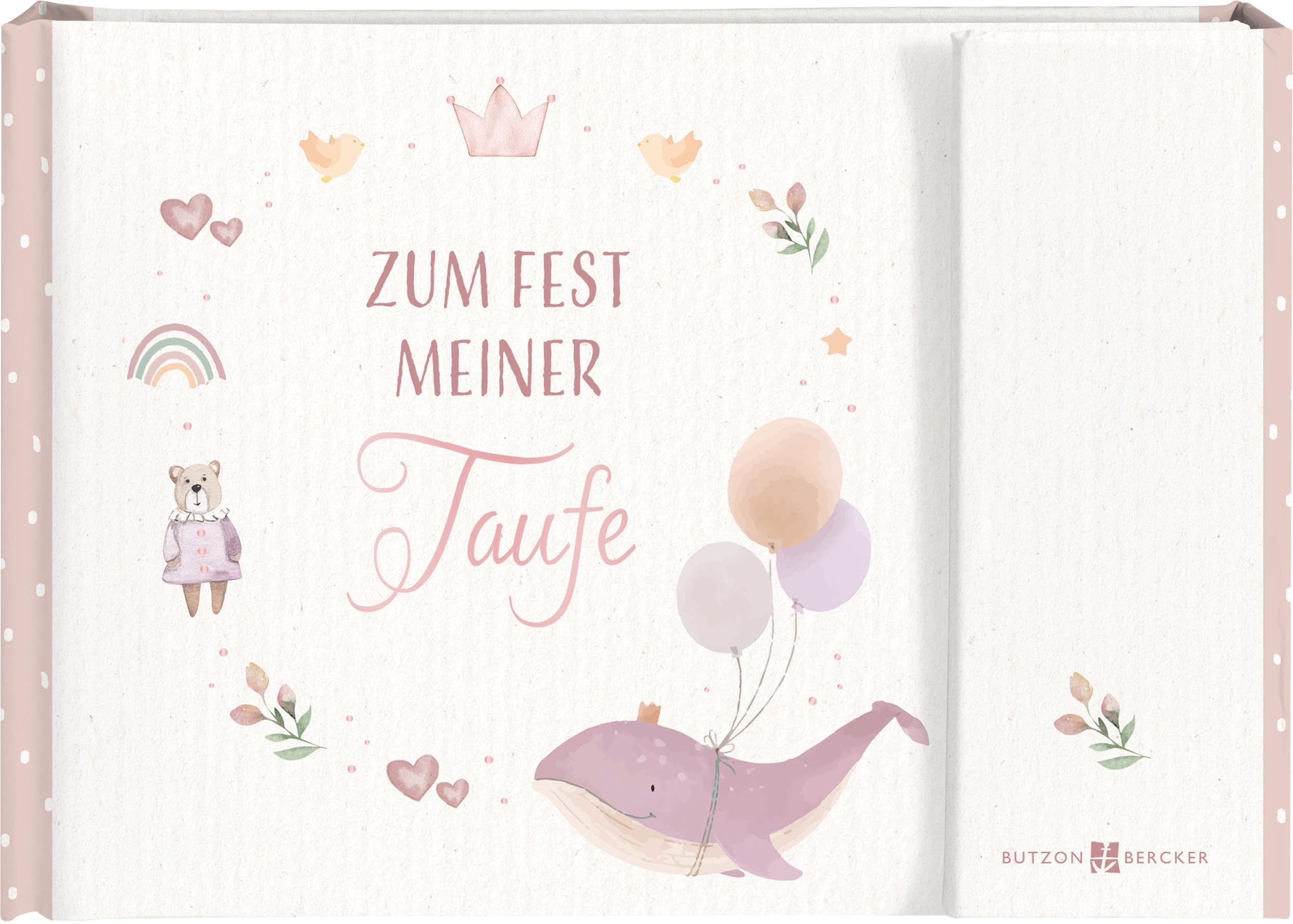 Zum Fest meiner Taufe: Geldgeschenkbuch (Taufe Wal Rosa/Blau) Parents & Children