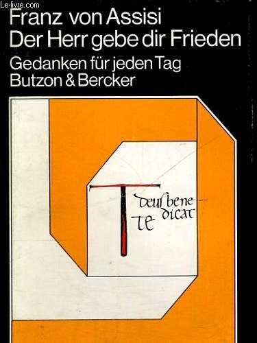 DER HERR GEBE DIR FRIEDEN. GEDANKEN FÜR JEDEN TAG. book