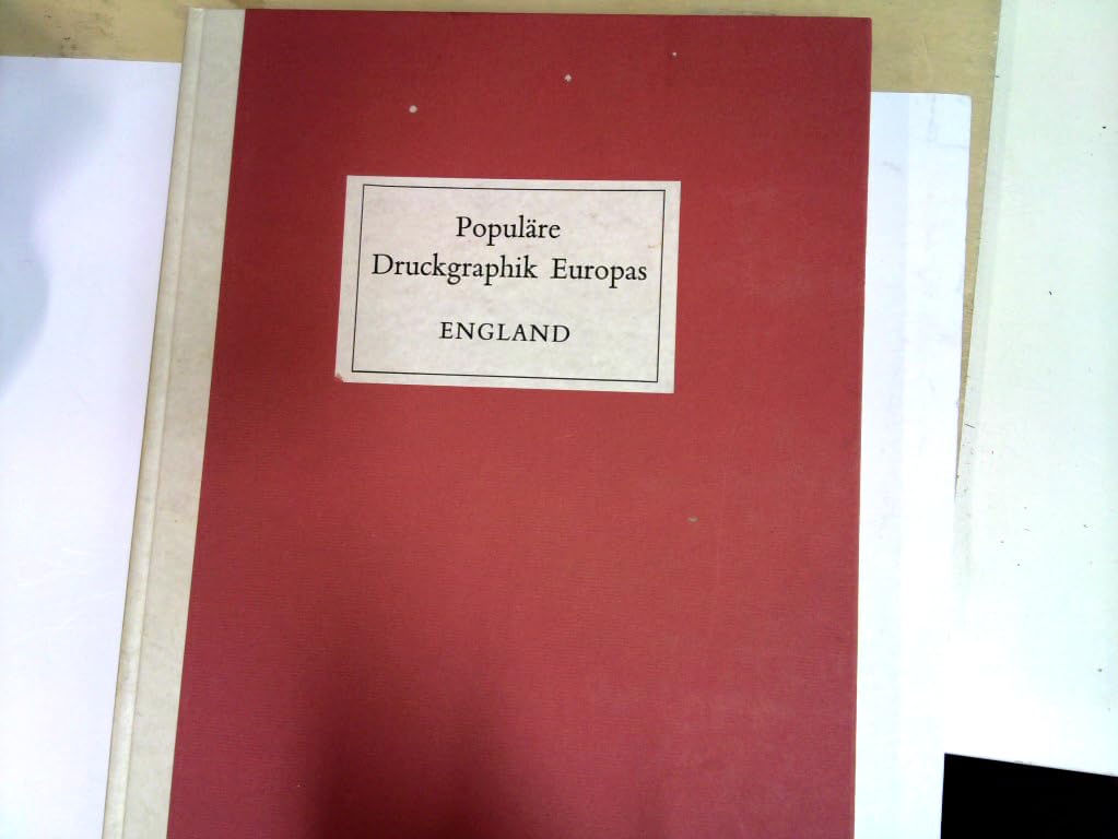 Populäre Druckgraphik Europas: England vom 15. bis zum 20. Jahrhundert. Books