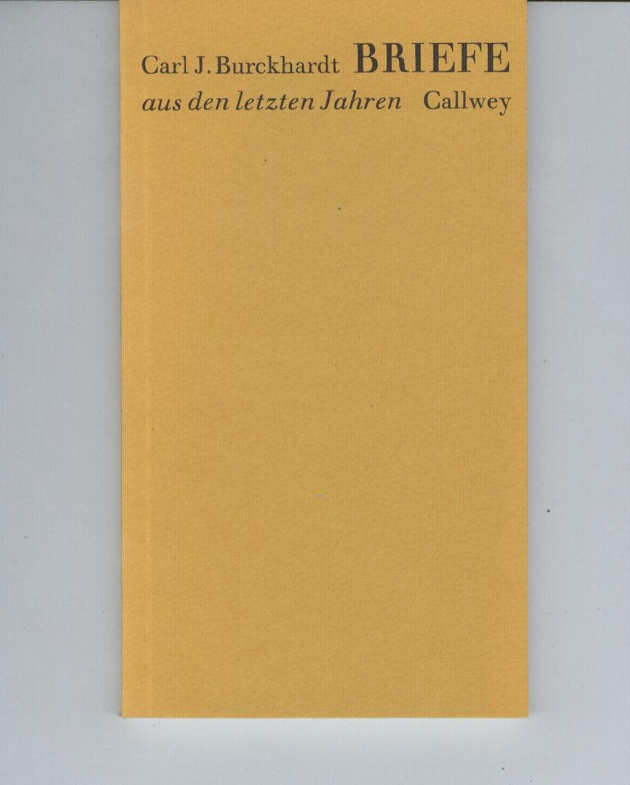 Briefe aus den letzten Jahren Essays & Short Stories