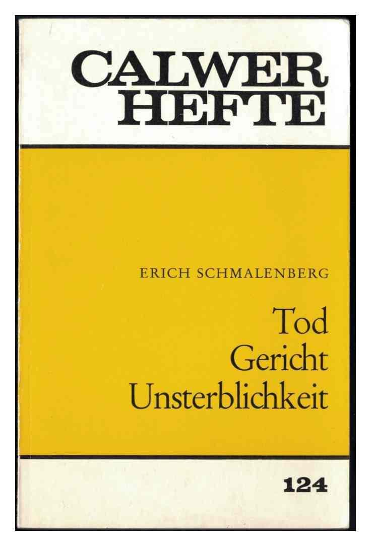 Tod, Gericht, Unsterblichkeit. Books