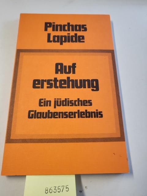 Auferstehung. Ein jüdisches Glaubenserlebnis Religion & Esotericism