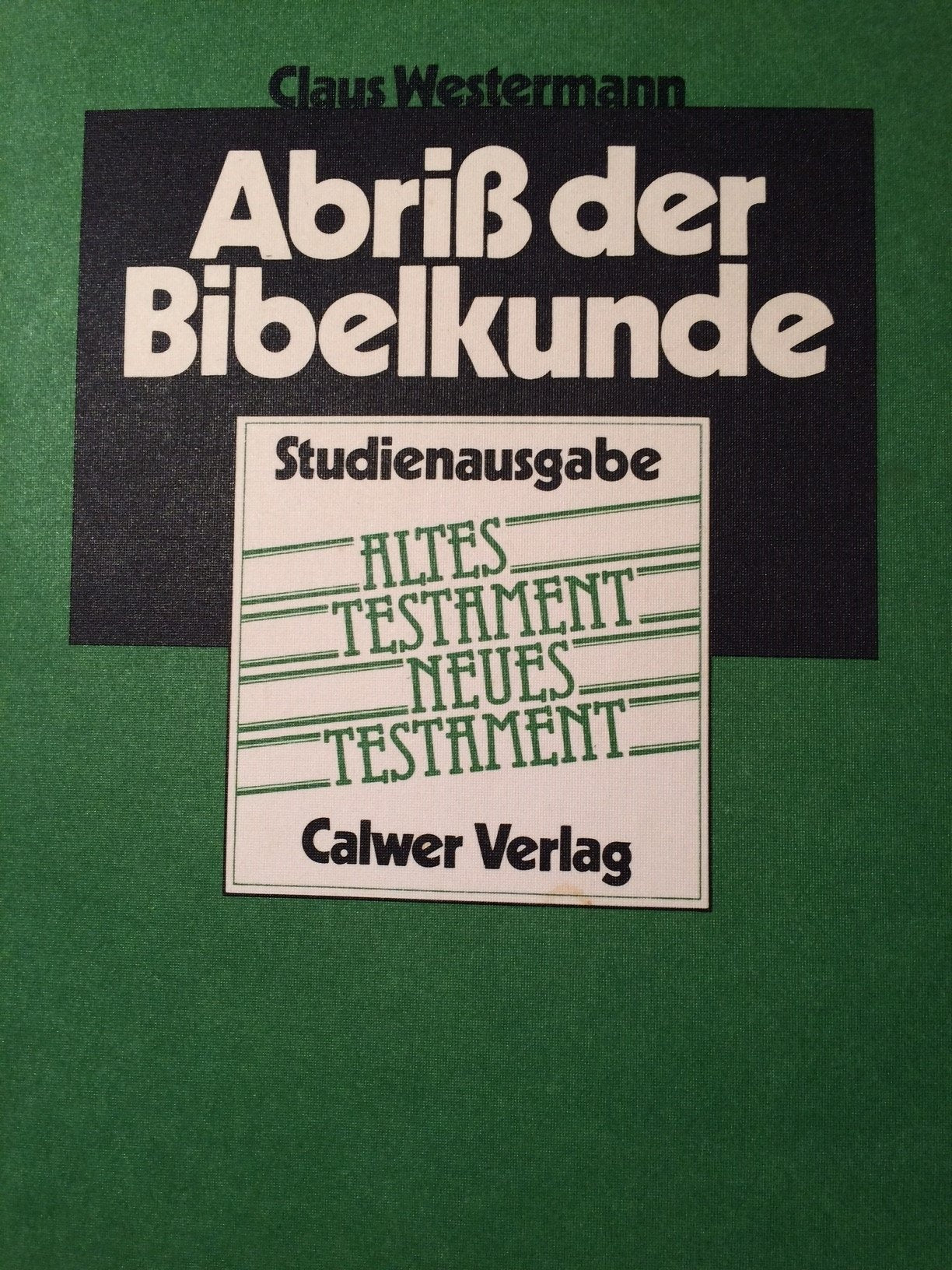 Product Image: Abriss der Bibelkunde.
