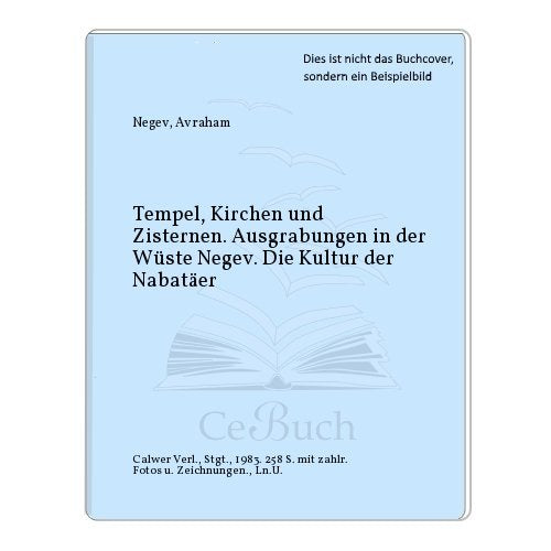 Tempel, Kirchen und Zisternen. Ausgrabungen in der Wüste Negev Natural Sciences