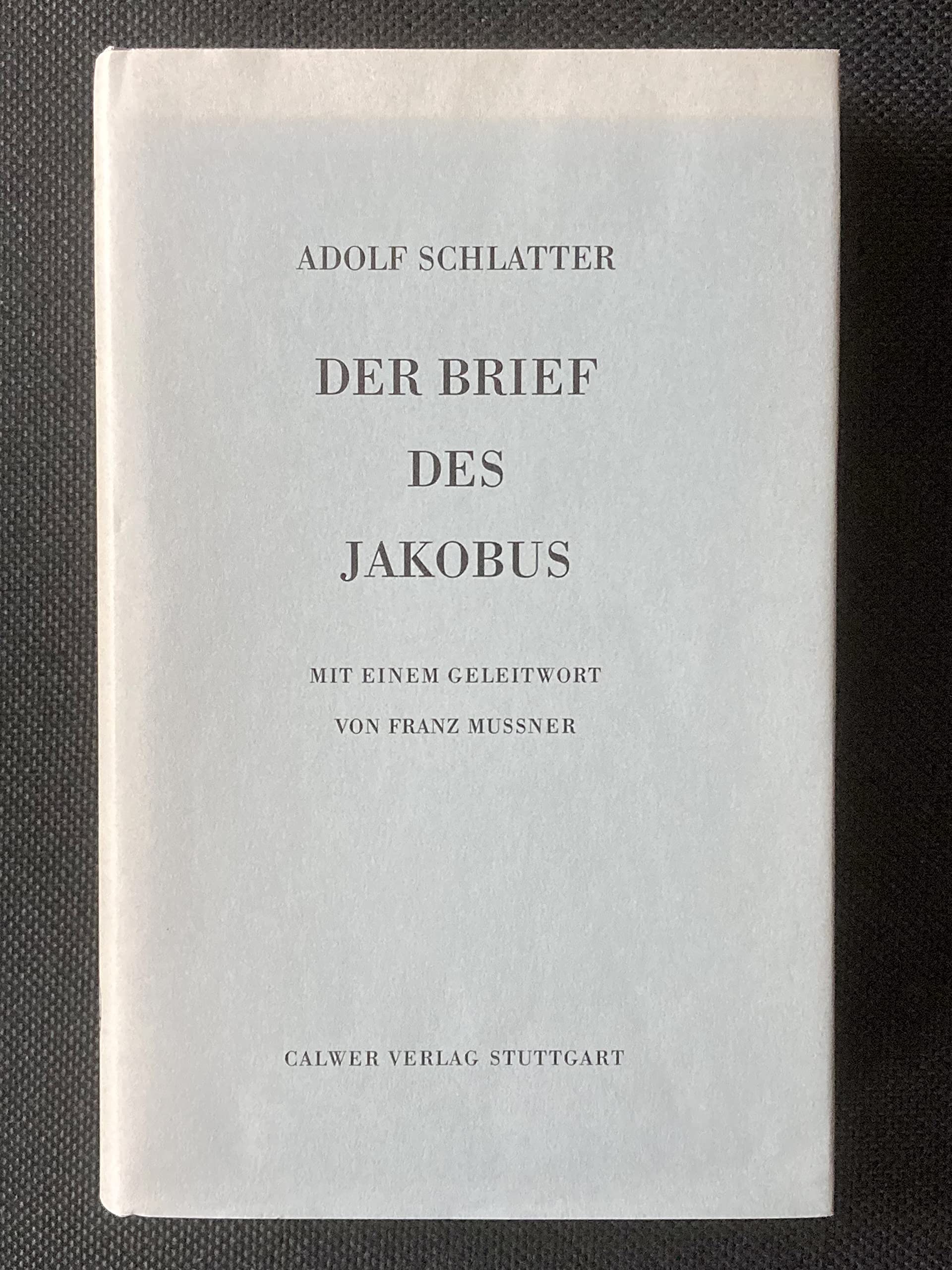 Der Brief des Jakobus (Livre en allemand) book