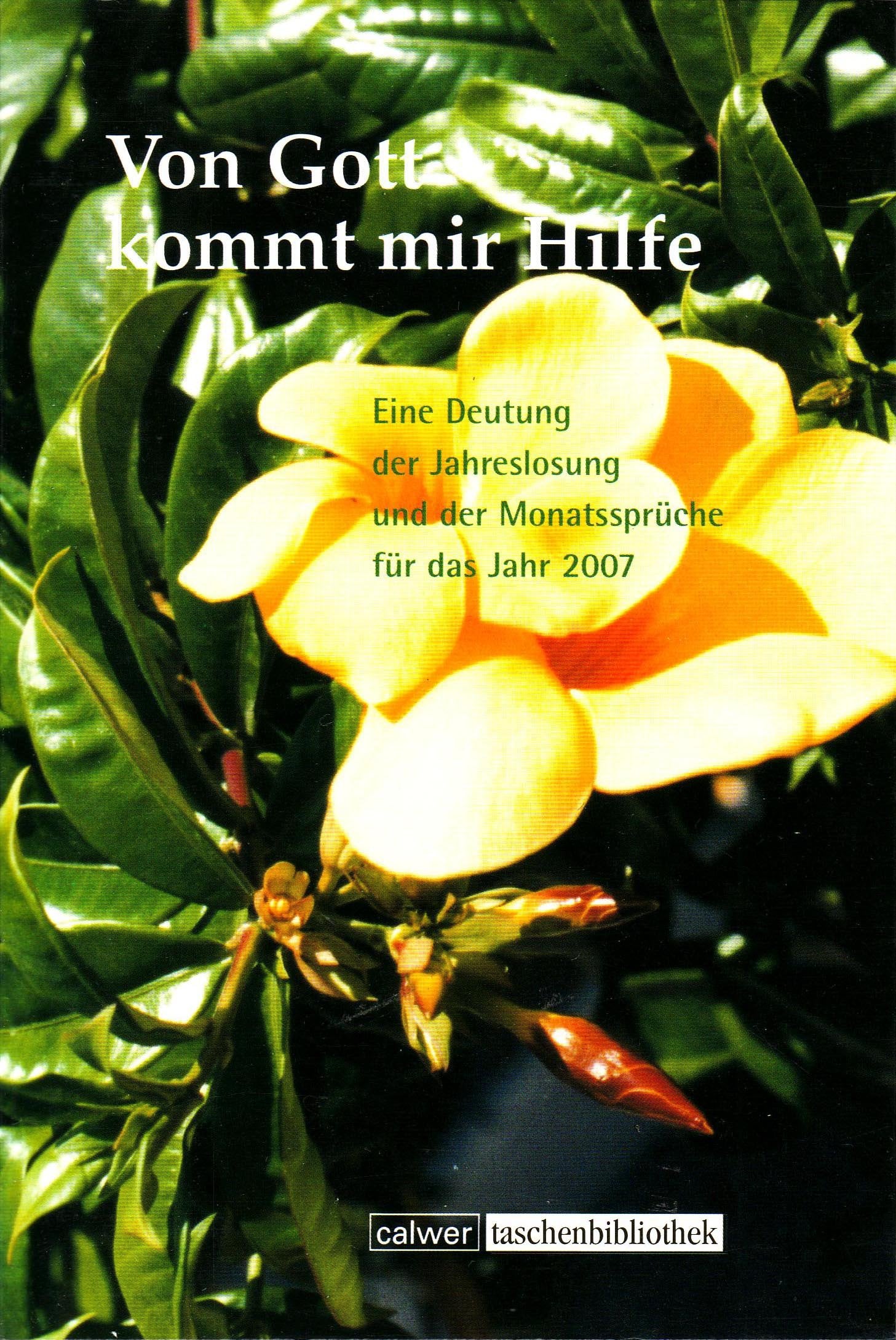 Von Gott kommt mir Hilfe 2007: Eine Deutung der Jahreslosung und der Monatssprüche für das Jahr 2007 Religion & Esotericism