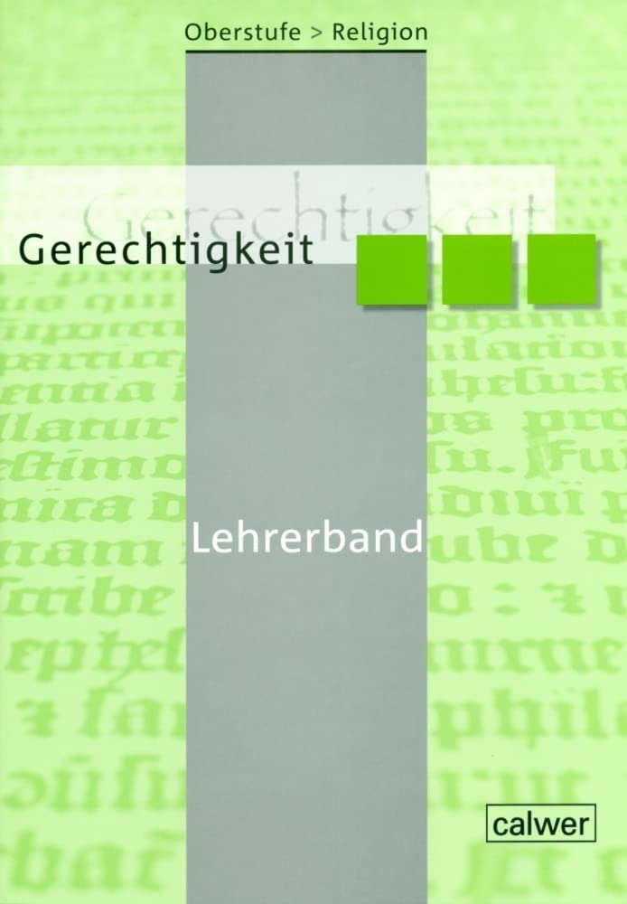 Oberstufe Religion - Gerechtigkeit book