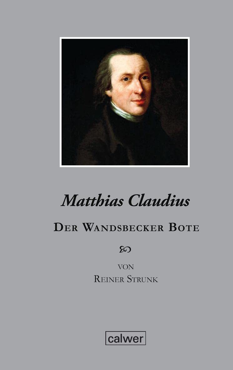 Matthias Claudius Politics & Society Books