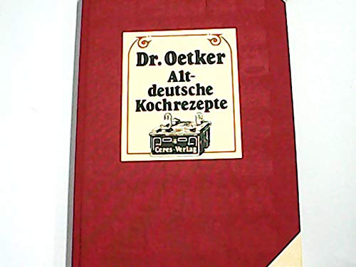 Altdeutsche Kochrezepte Books