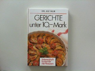 Product Image: Gerichte unter 10,- DM