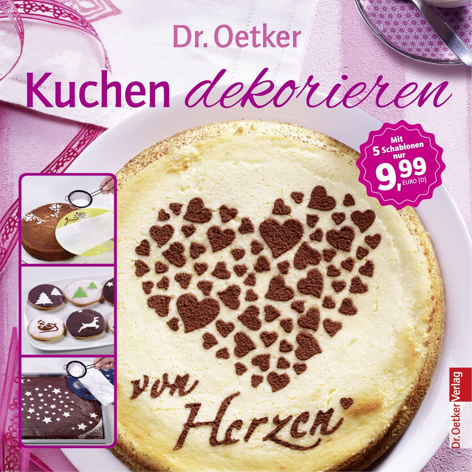 Kuchen dekorieren - Broschüre mit 5 Dekoschablonen Leisure, Home & Garden