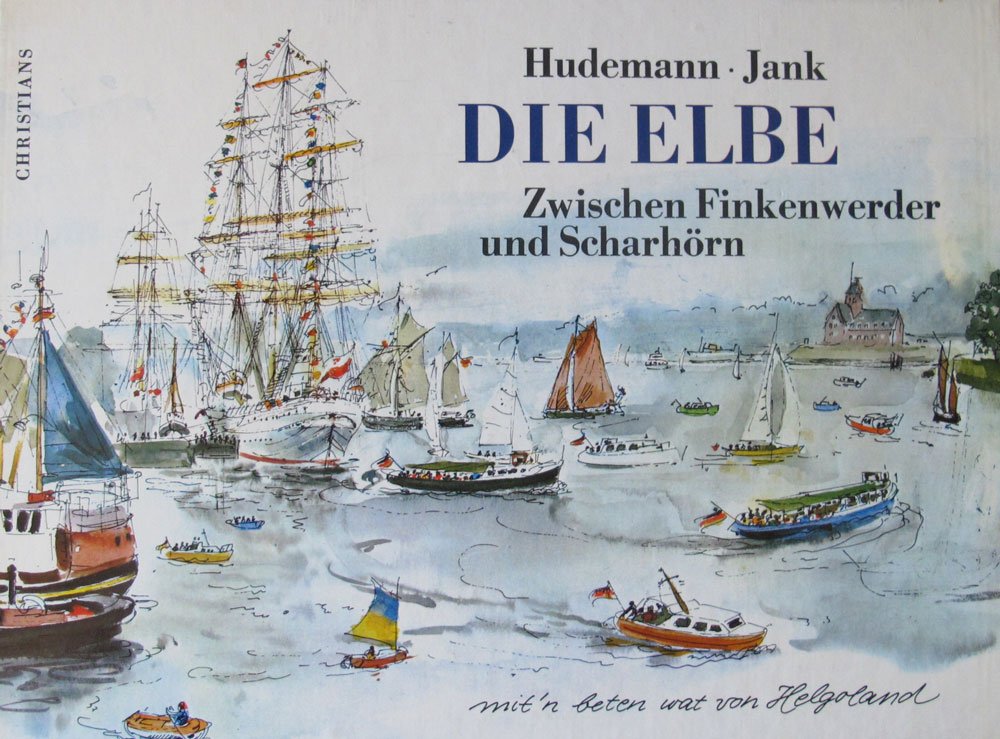 Die Elbe. Zwischen Finkenwerder und Scharhörn. Handgeschrieben Film, Art & Culture