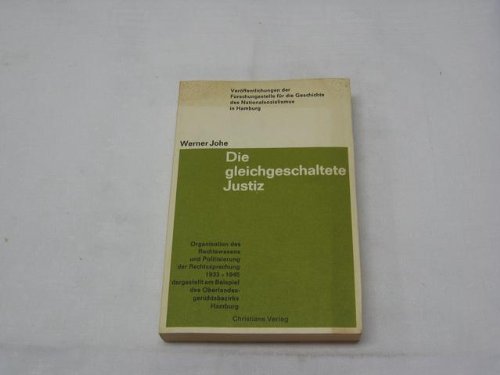 Die gleichgeschaltete Justiz Law Books