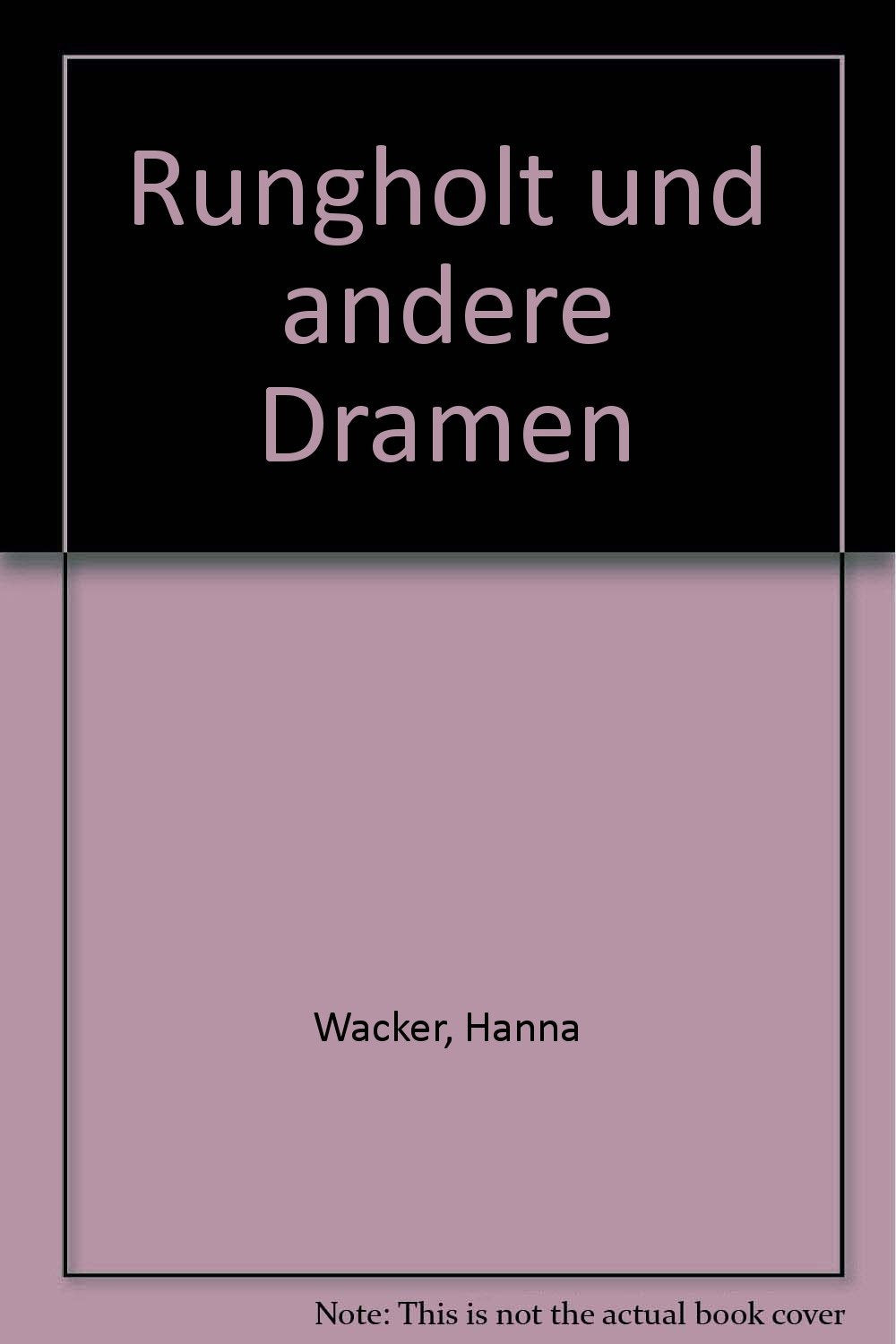 Rungholt. Dramen Books