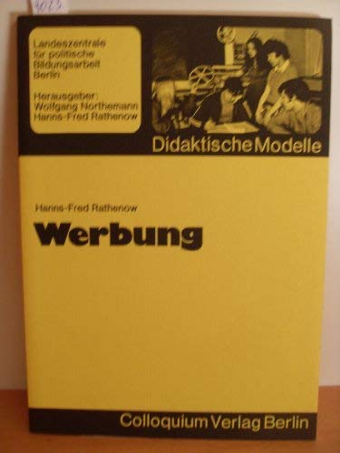 Product Image: Werbung. ( Didaktische Modelle Bd. 1)