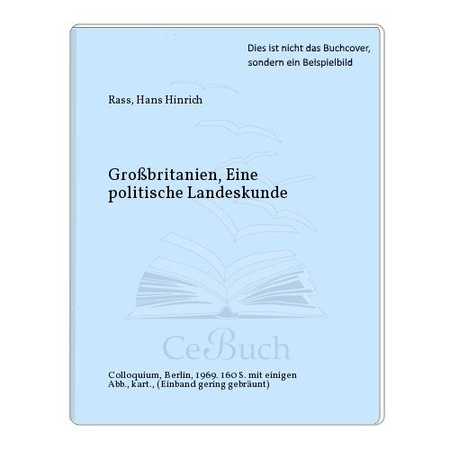 Product Image: Großbritannien. Eine politische Landeskunde