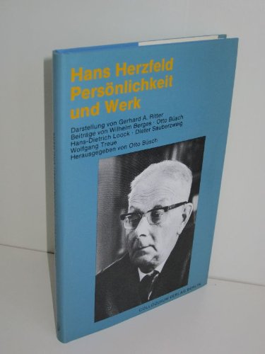 Hans Herzfeld - Persönlichkeit und Werk Books