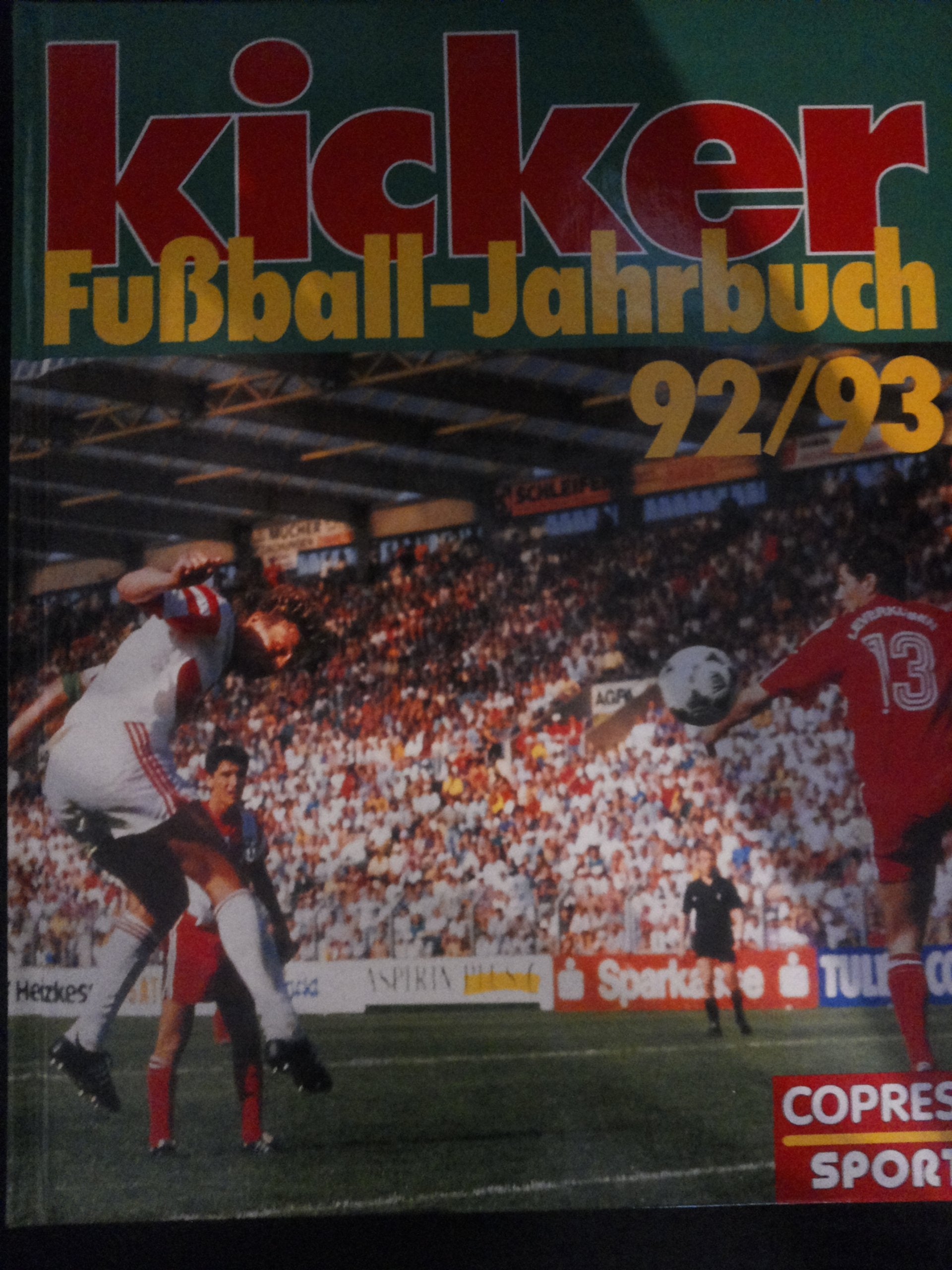 kicker Fussball-Jahrbuch 92/93 Film, Art & Culture