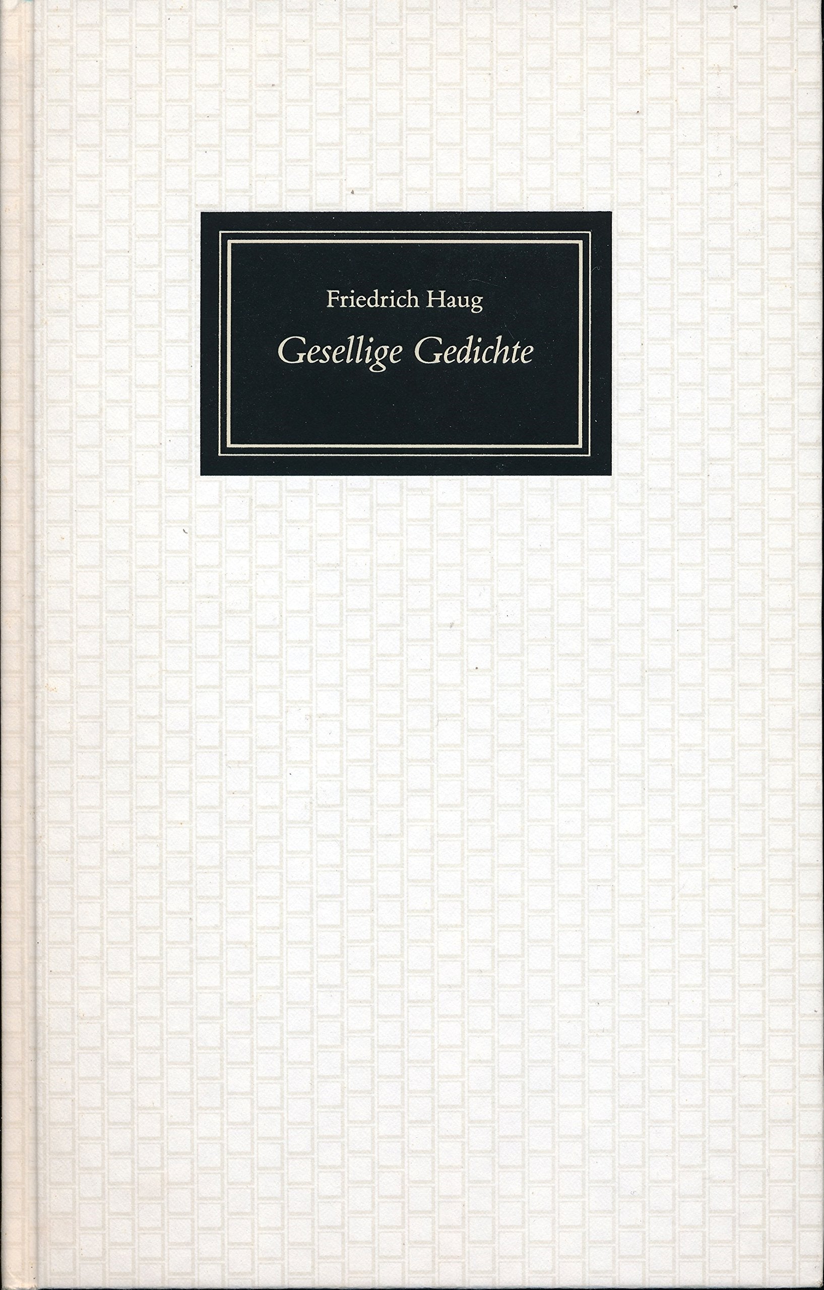 Gesellige Gedichte (Marbacher Schriften) Books