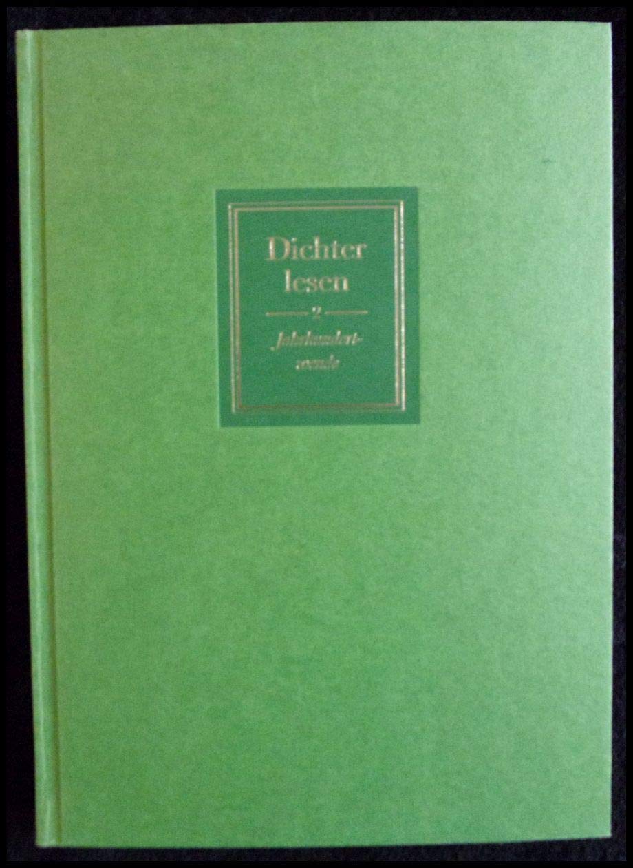 Dichter lesen II: Jahrhundertwende (Marbacher Schriften) Books