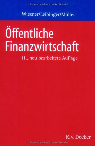 Öffentliche Finanzwirtschaft Business, Finance & Career