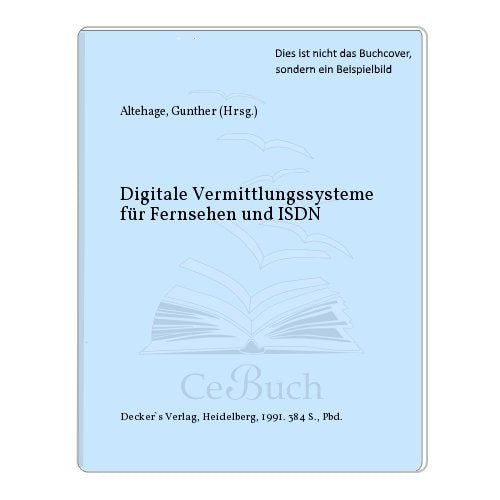 Digitale Vermittlungssysteme für Fernsprechen und ISDN Books