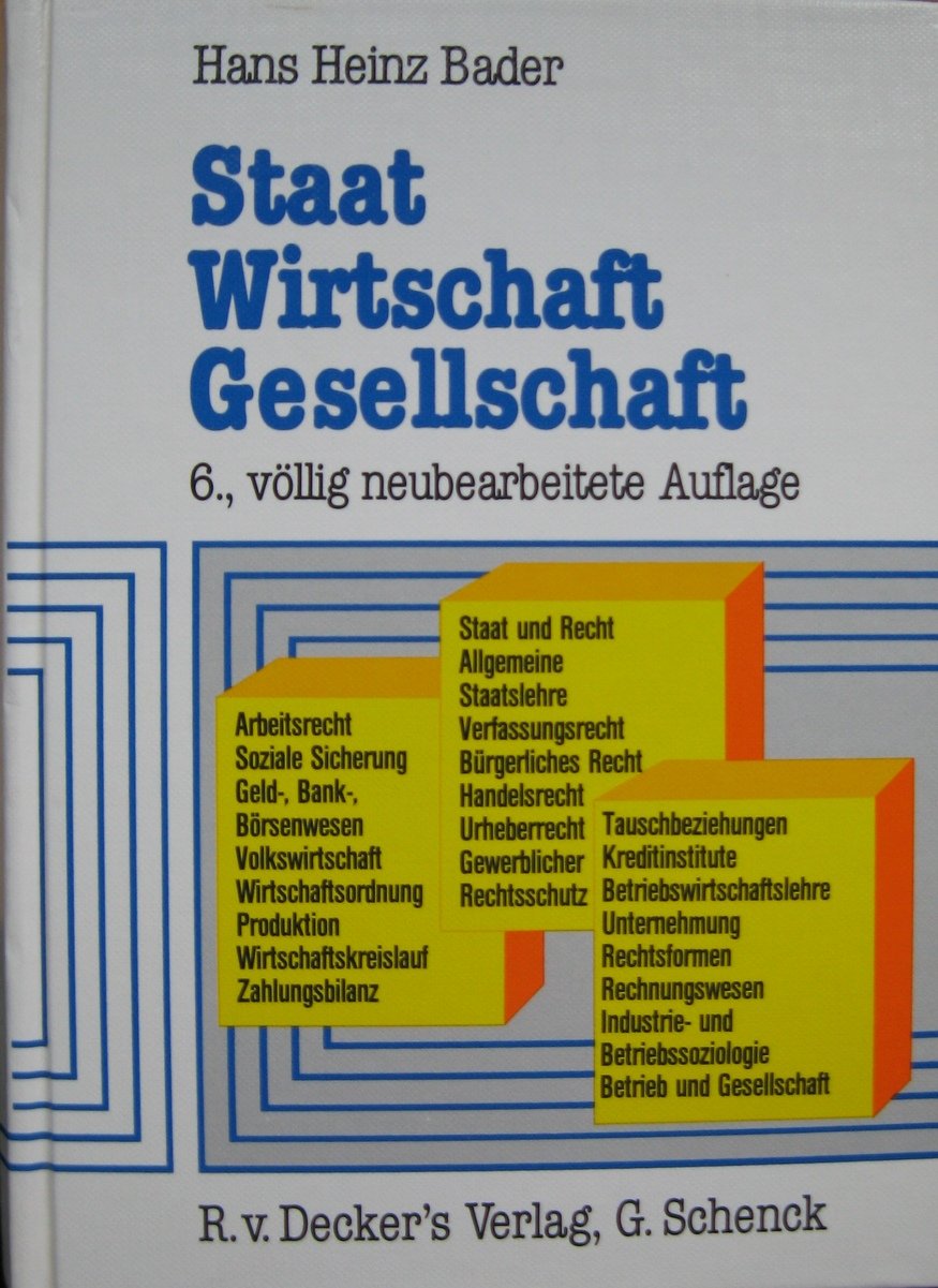 Staat - Wirtschaft - Gesellschaft. Eine Einführung in die Grundlagen Politics & History