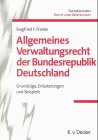 Allgemeines Verwaltungsrecht der Bundesrepublik Deutschland Law