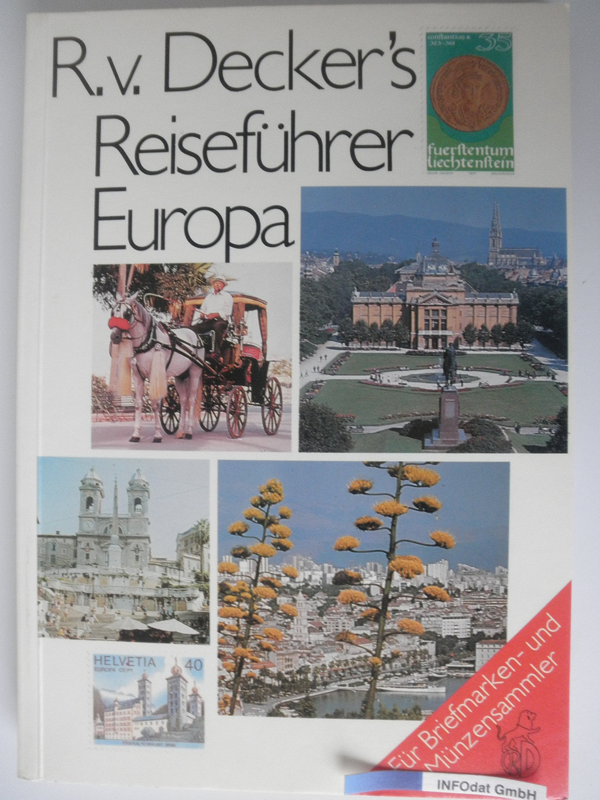 R. von Decker's Reiseführer Europa. Für Briefmarken- und Münzensammler Books
