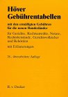Gebührentabellen Law
