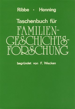 Taschenbuch für Familiengeschichtsforschung Politics & History