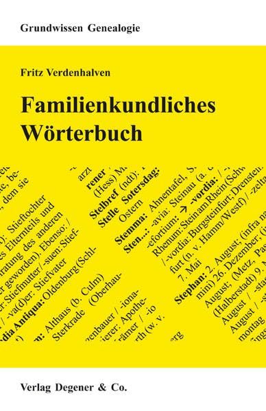 Familienkundliches Wörterbuch Law