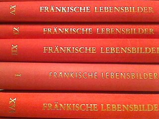 Fränkische Lebensbilder. Band 7 Gesellschaft für Fränkische Geschichte: [Veröffentlichungen der Gesellschaft für Fränkische Geschichte. Books