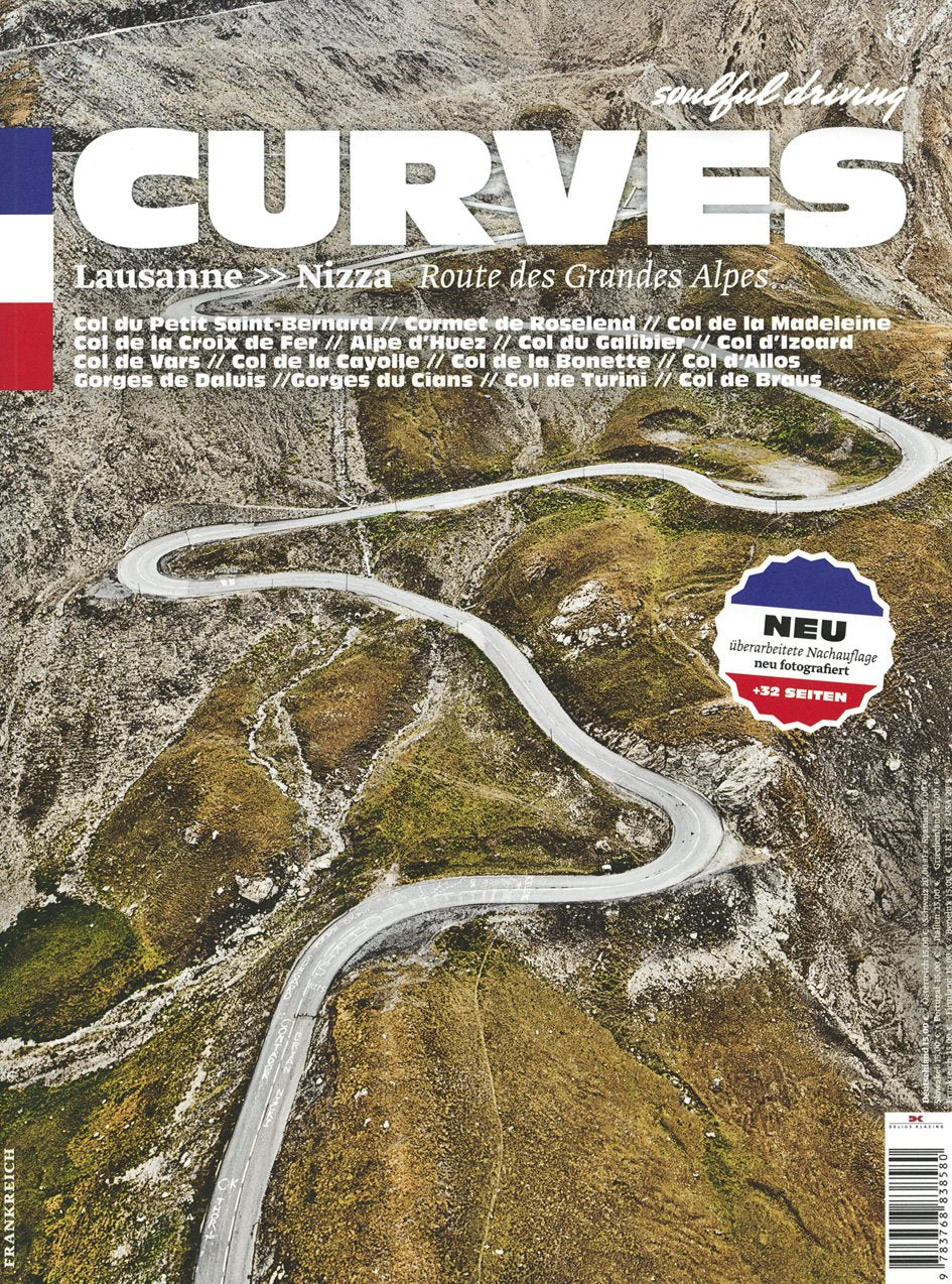 CURVES: Band 1: Lausanne - Nizza: Route des Grandes Alpes. Col du Petit Saint-Bernard, Cormet de Roselend, Col de Madeleine, Col de la Croix de Fer, ... Daluis, Gorges du Cians, Col de Turini, Co... Leisure, Home & Garden