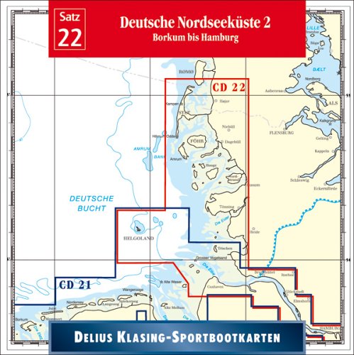 Delius Klasing Sportbootkarten CD-ROM / Deutsche Nordseeküste 2: Papenburg (Ems) bis Hamburg mit Helgoland Hobbies & Leisure