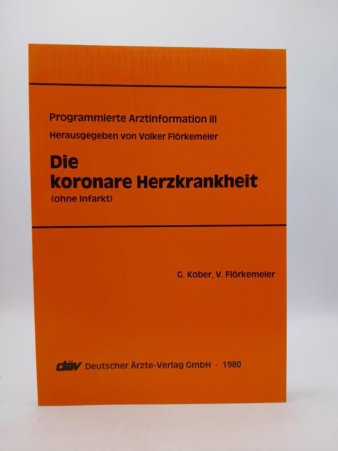 Die koronare Herzkrankheit : (ohne Infarkt). Books