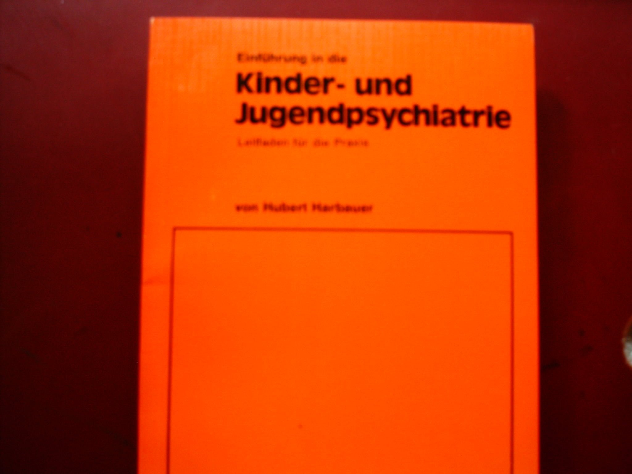Einführung in die Kinder- und Jugendpsychiatrie. Books
