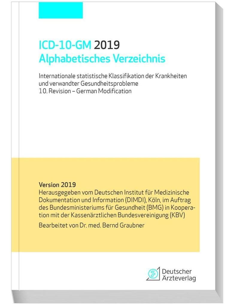 ICD-10-GM 2019Alphabetisches Verzeichnis Medicine