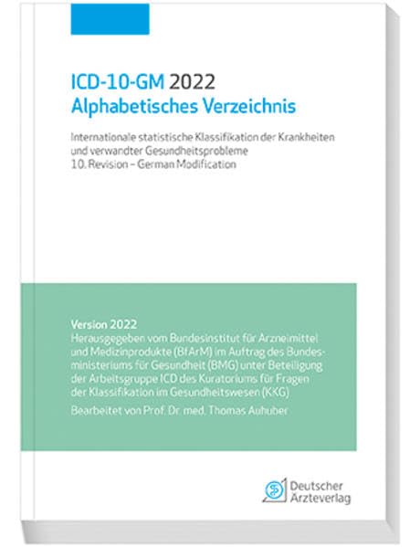 ICD-10-GM 2022 Alphabetisches Verzeichnis Medicine