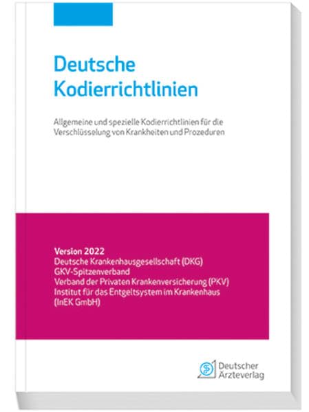 Product Image: Deutsche Kodierrichtlinien 2022