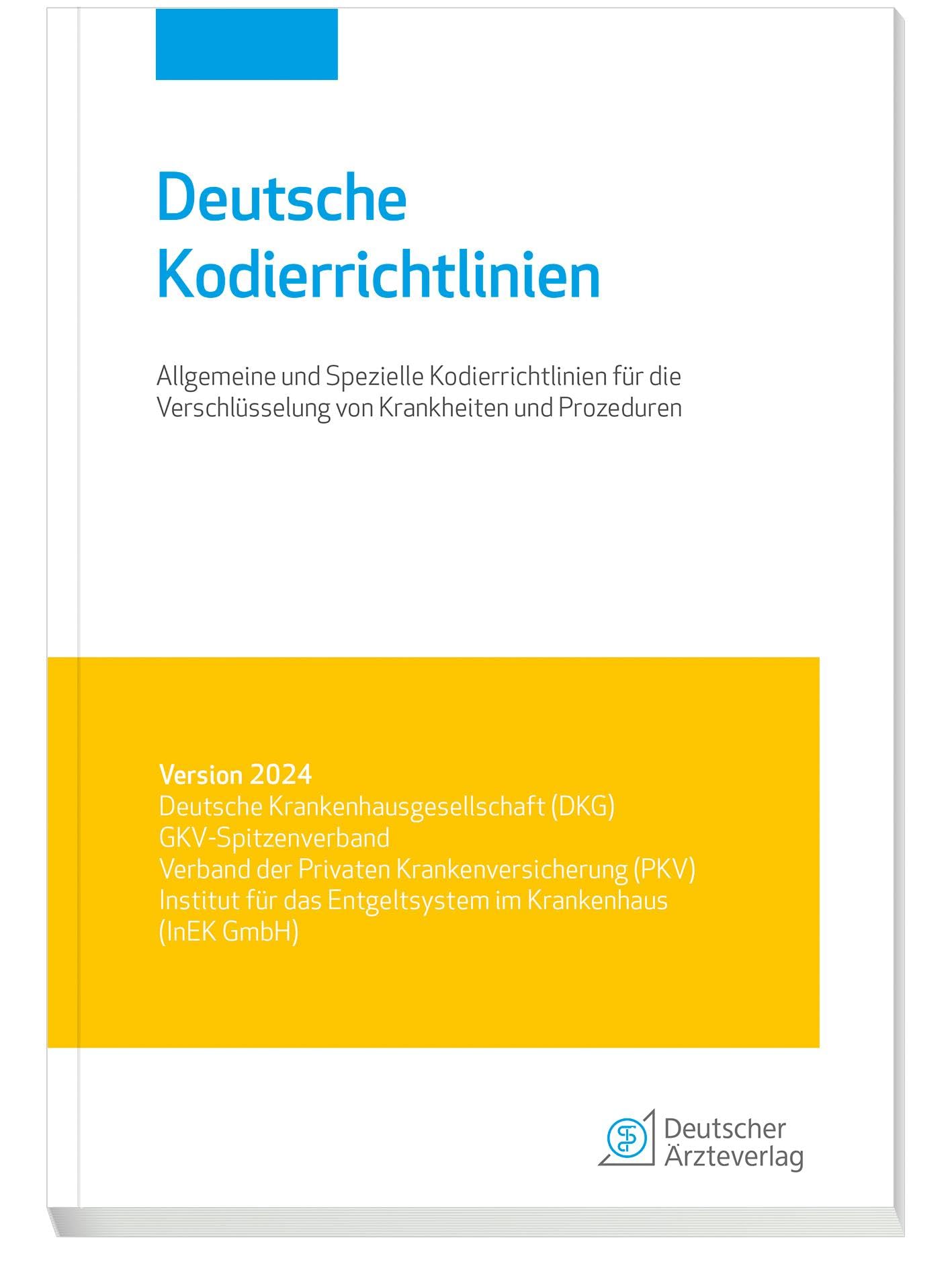 Deutsche Kodierrichtlinien Version 2024 Medicine Books